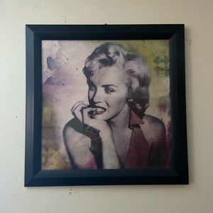 Marilyn Monroe pop art canvas